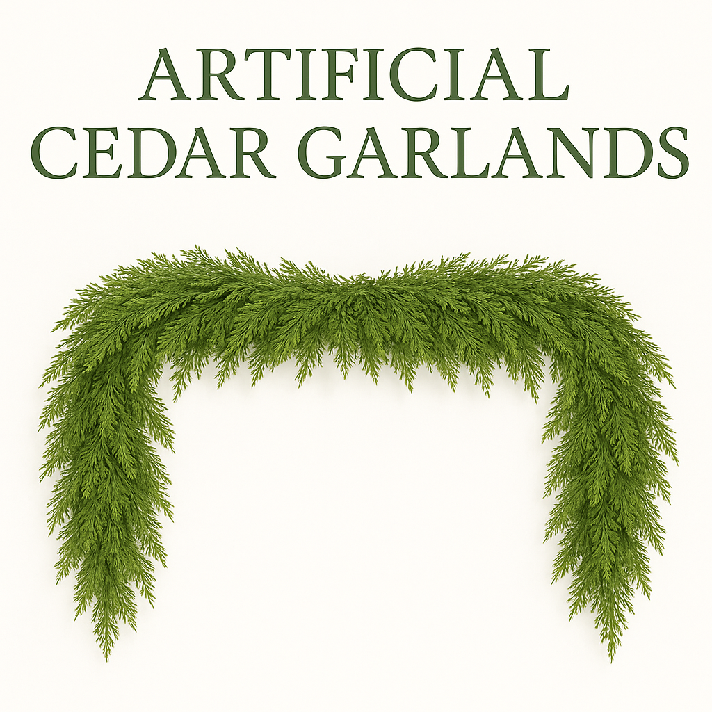 Artificial Cedar Garlands