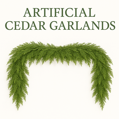 Artificial Cedar Garlands