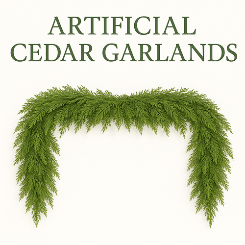 Artificial Cedar Garlands