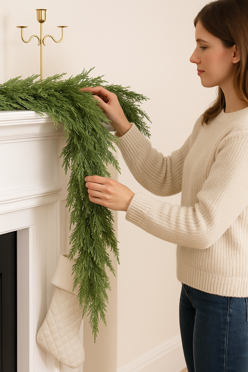 Artificial Cedar Garlands